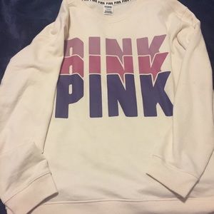 Pink crew neck